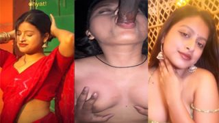 Desi Slim Bengali Horny Girl Threesome Fucking